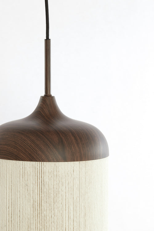 Light & Living hanglamp DANIALO - bruin - Ø35x32cm