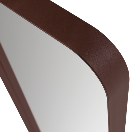WOOOD spiegel Doutzen - Metaal - Bordeauxrood - 110x40x5