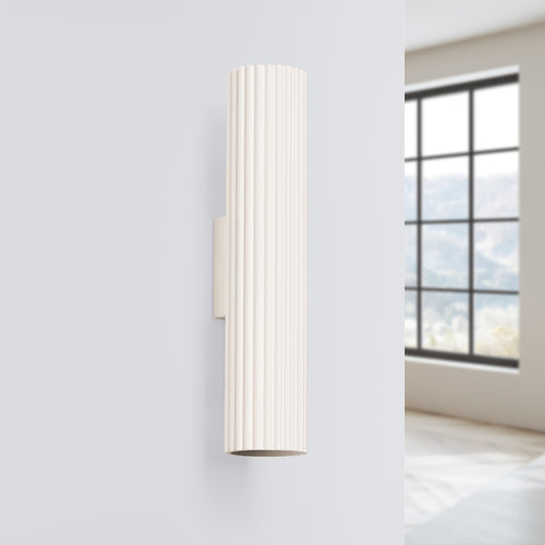 Sollux Lighting Wandlamp KARBON 30 beige - 6,5x8,5x30cm