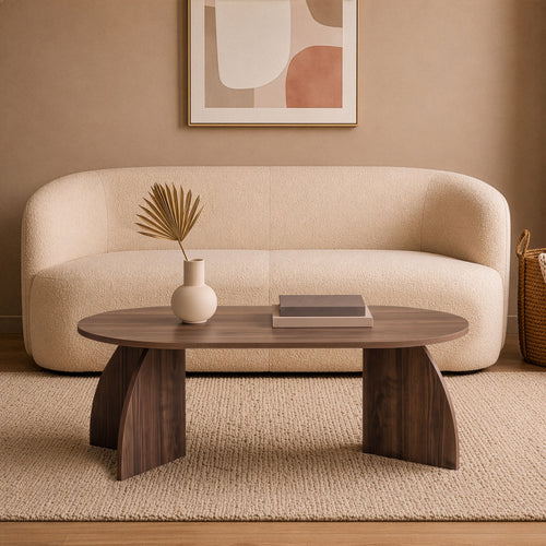 Calicosy - SELENE Salontafel - Licht hout - 120x60x40 cm