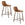 Dutchbone Franky Barkrukken 65 cm Beige - Set van 2