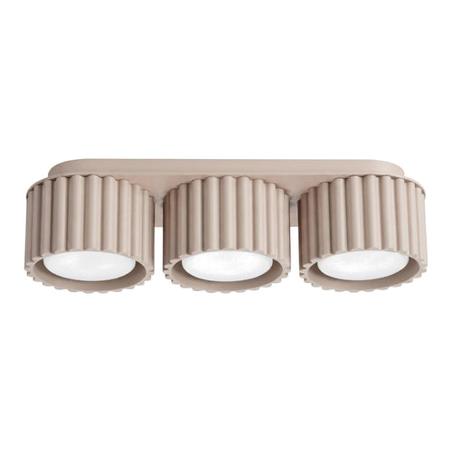 Sollux Lighting Plafondlamp AURA 3 taupe Gx53 - 32,5x10x8cm