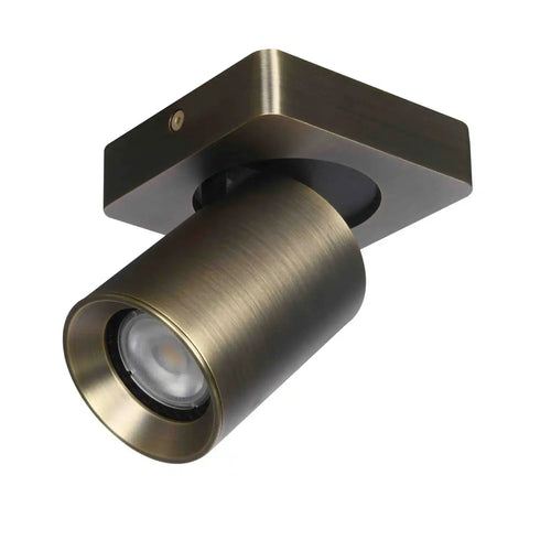 Artdelight spot Megano - 1 lichts - 10  x 11.5   cm - brons - vtwonen shop