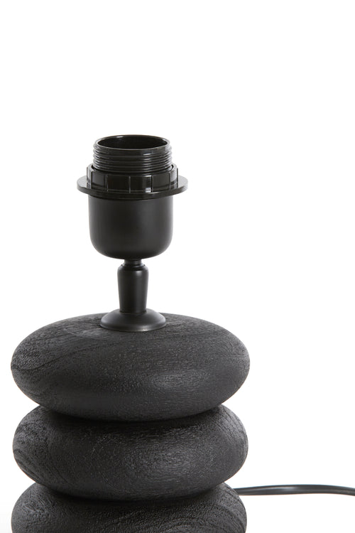 Light & Living lampvoet BUDONGO - Ø12x12cm - zwart - vtwonen shop