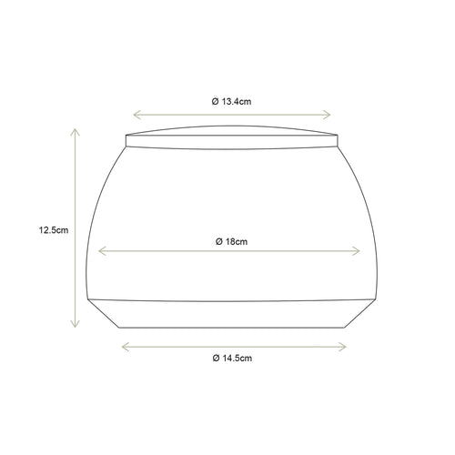 vtwonen - Opbergbox - Geel, Roze - Metaal - 18x12cm - vtwonen shop