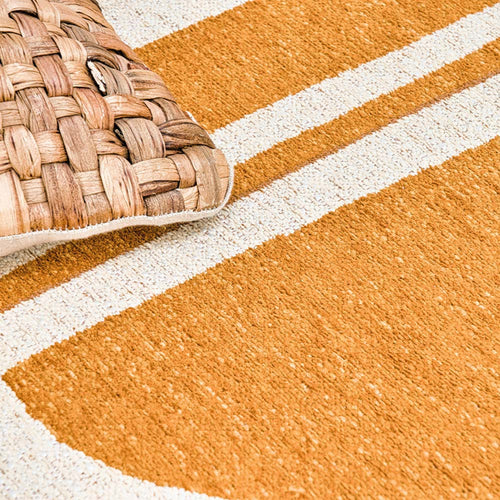 Louis De Poortere vloerkleed Curry - geel - 240x240cm - vtwonen shop