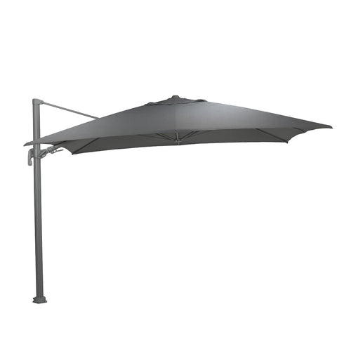 Hawaii Big Pole parasol - 350x350 cm - arctic grey - donker grijs - vtwonen shop