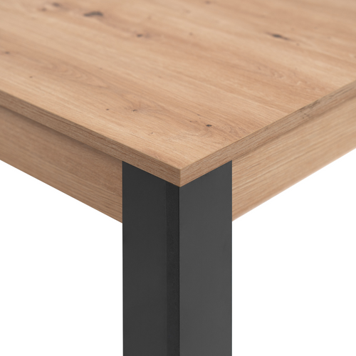 Calicosy - TOLOSA Uitschuifbare eettafel - Licht hout - 75x100x80 cm