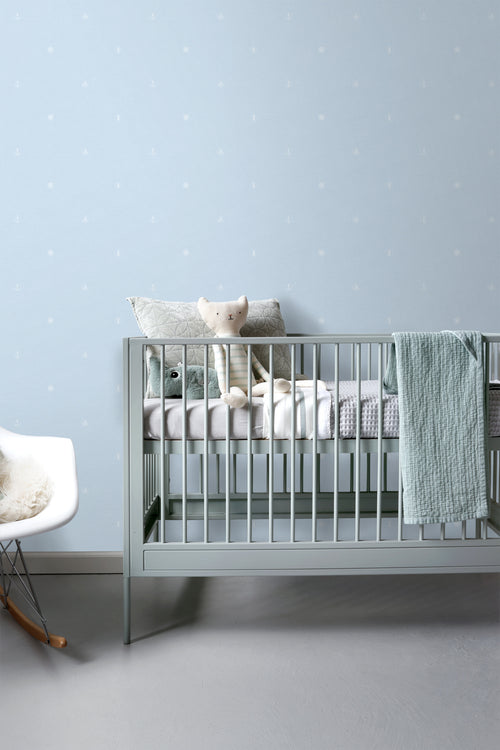 Sanders & Sanders behang symbolen blauw - 53 cm x 10 m - 640573 - vtwonen shop