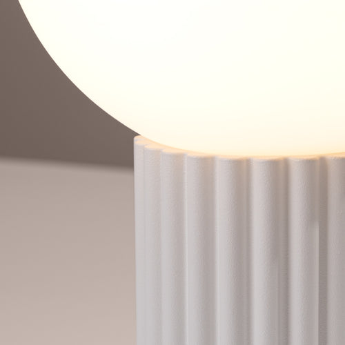 Sollux Lighting Tafellamp HALO wit - 12x12x19cm