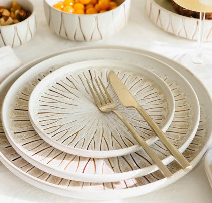 S|P Collection - Tafelvork mat goud Terno - Set van 6