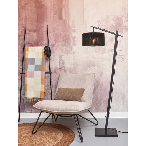 GOOD&MOJO vloerlamp Iguazu - zwart - Ø40cm - vtwonen shop