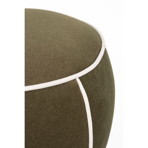 Housecraft Living Marina Poef Rond 45 cm Groen