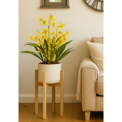 Flourify - Kunstbloem - Oncidium orchidee dancing queen - 60 cm - vtwonen shop