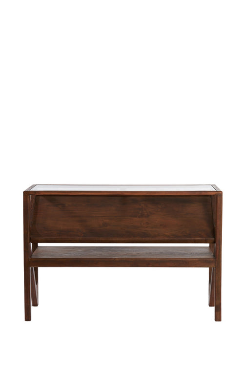 Light & Living tafel Yuki - bruin - 119x41x80 cm