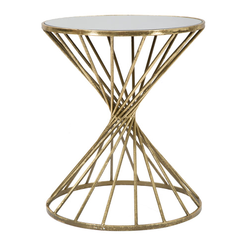 Mauro Ferretti bijzettafel - Ø 42x50 cm - goud