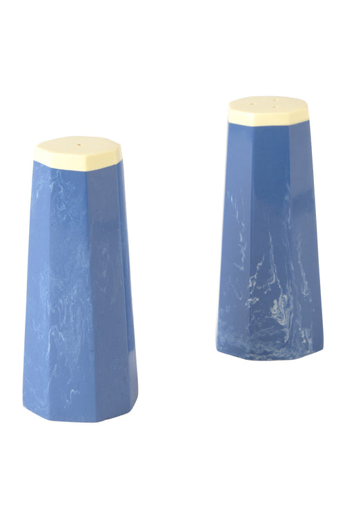 Calma House Zout- en peperstrooier set Mango - Blauw - Diam. 3.3x8