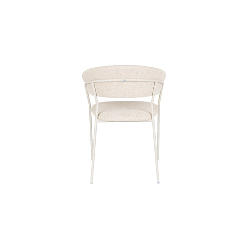 Housecraft Living Zeri Eetkamerstoelen armleuning Off white - Set van 2 - vtwonen shop