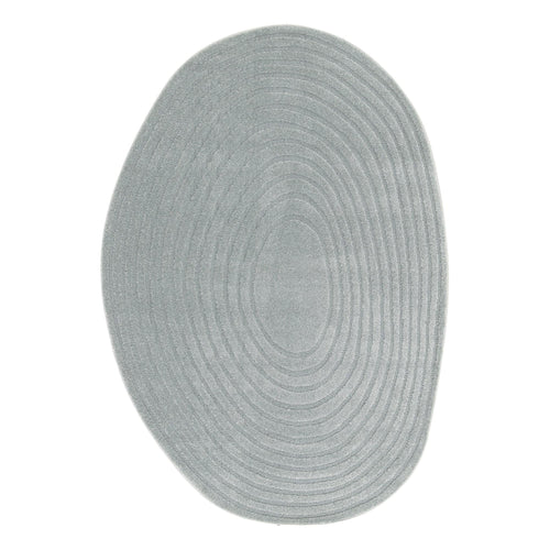 AFK Living vloerkleed Aeon - reliëfeffect - blauw - 160 x 230 cm