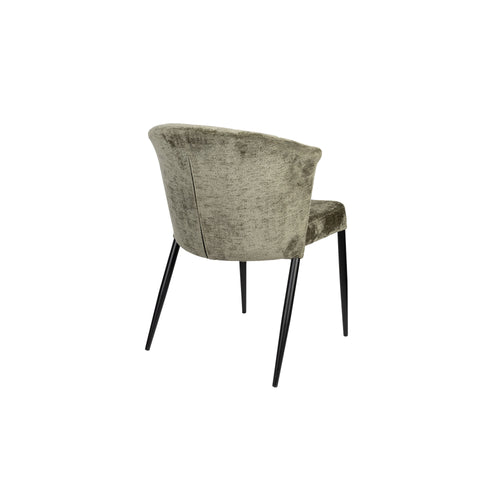 Dutchbone Georgia Eetkamerstoelen  Groen - Set van 2 - vtwonen shop