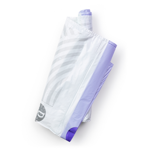Brabantia PerfectFit Afvalzak, code D, 15-20 liter, 120 stuks, set van 6 rollen - White