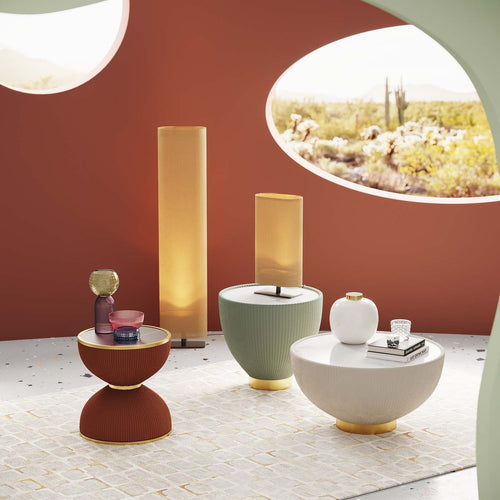 Kare Design Bijzettafel Endless Vegas Ø47cm groen - vtwonen shop