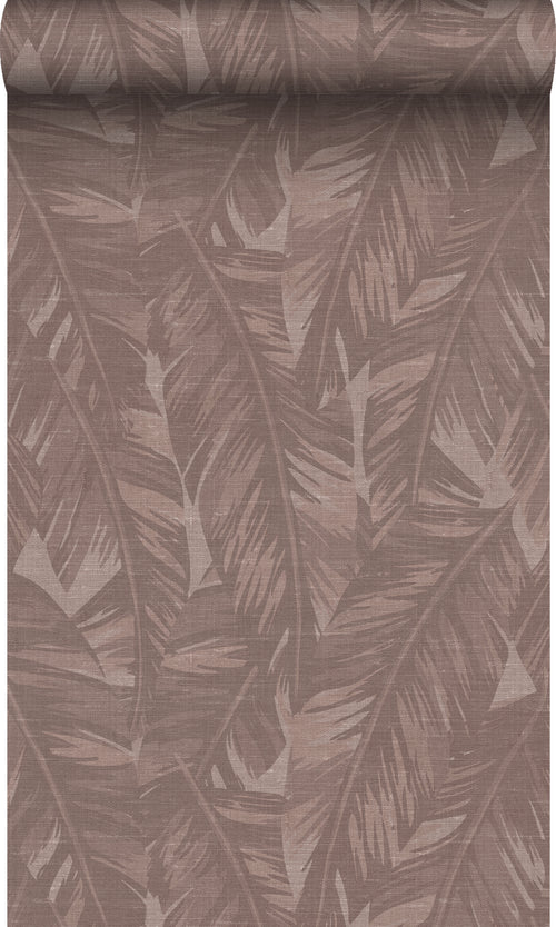 Origin Wallcoverings behang bananenbladeren taupe - 50 x 900 cm - 348058 - vtwonen shop