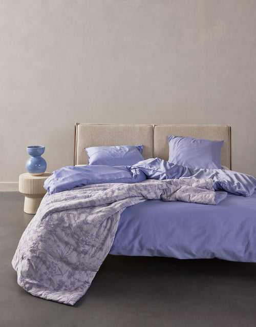 Essenza Maribel dekbedovertrek - Eenpersoons – 140x200/220 cm - Lavender blue