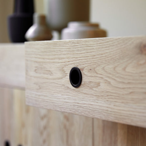 Tikamoon Massief eikenhouten buffet 185 cm - Naturel