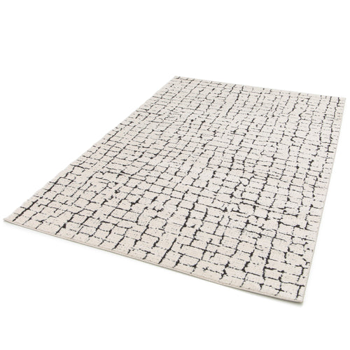 AFK Living vloerkleed Obsidian - reliëfeffect - zwart - 160 x 230 cm - vtwonen shop