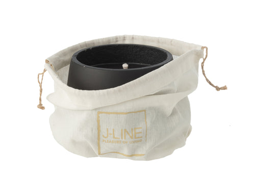 J-Line buitenkaars - cement - zwart - medium - 31U