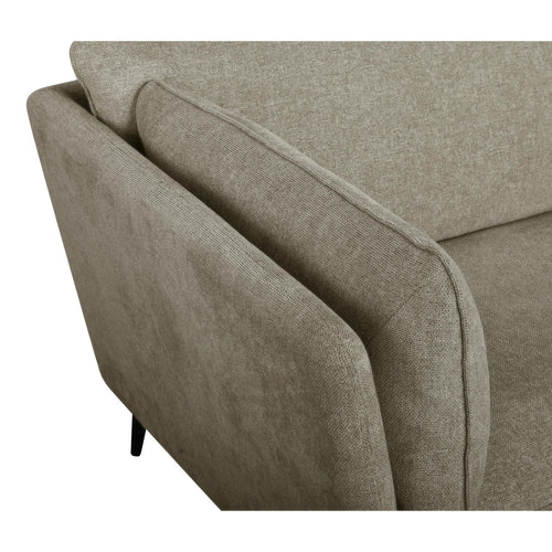 Furnhouse 2-zitsbank Bari - Taupe - Stof - 92x182x84