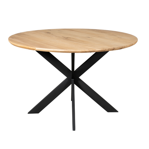 Starfurn  eettafel Ferris - bruin - 150x150x76cm - vtwonen shop