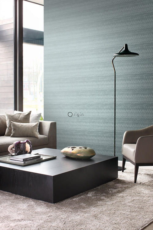 Origin Wallcoverings behang dierenhuid structuur ijsblauw - 53 cm x 10,05 m - 347313 - vtwonen shop