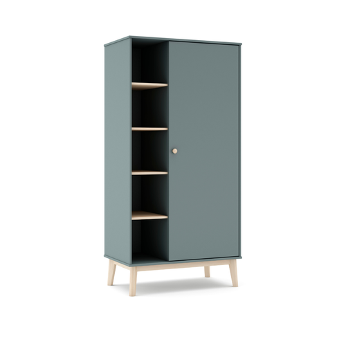 Calicosy - SIMON Garderobe - Wit - 90x52x181 cm