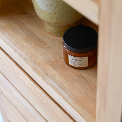 Tikamoon Massief eiken boekenkast - Naturel - vtwonen shop