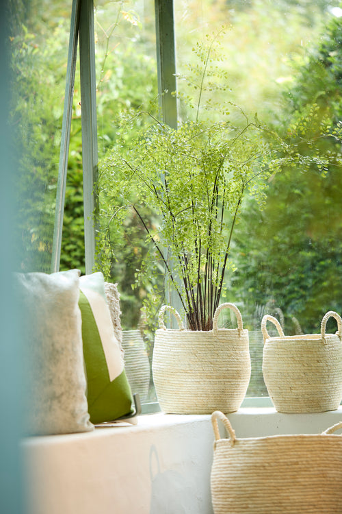 Light & Living mand KILBAHA - Ø33x30cm - bruin - Set van 3 - vtwonen shop