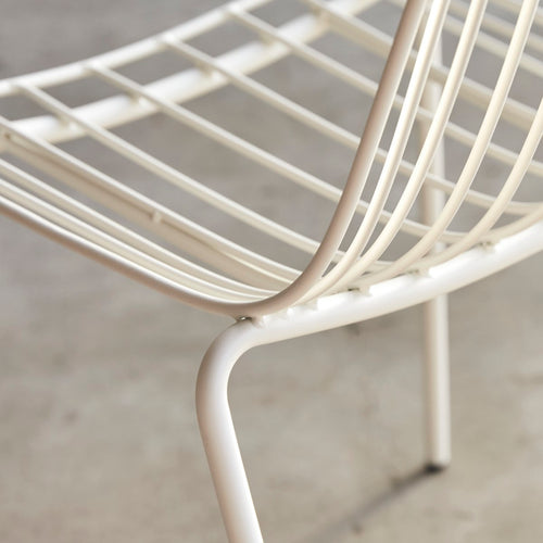 Tikamoon Witte metalen stoel - Wit - vtwonen shop