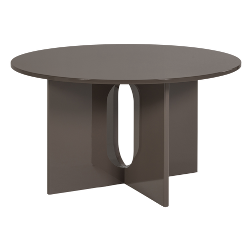 WOOOD eettafel ø130 cm Marvo - MDF - Mokkabruin - 76x130x130
