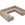 Cosmopolitan Design Panoramische bank Bali 9-zits, flueel, beige - 256x327x75cm