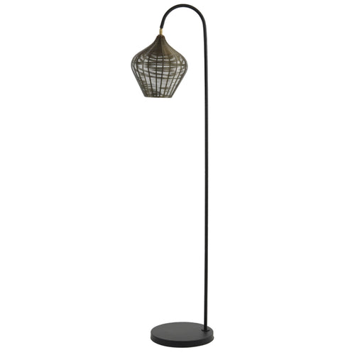 Light & Living vloerlamp  - brons - 35x30x160 cm