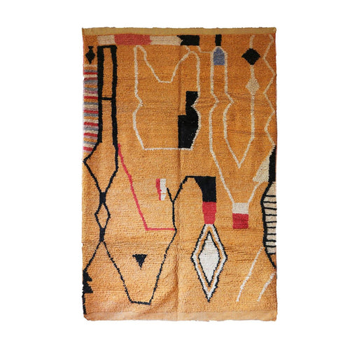 AFK Living vloerkleed Berber - handgemaakt - Wol - 140 x 200 cm