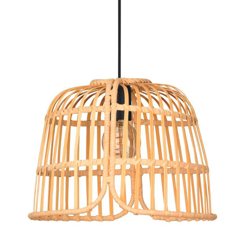 EGLO hanglamp Glyneath - e27 - ø 37,5 cm - zwart/hout - vtwonen shop