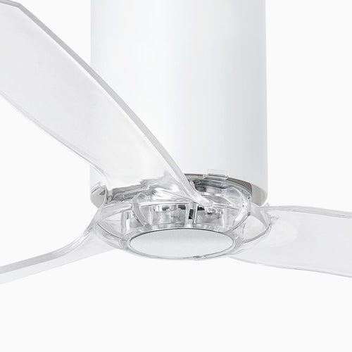 Faro Mini Medium Plafondventilator met / zonder Licht Mat Wit, Helder