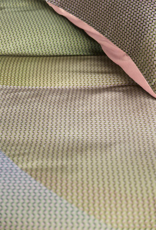 Beddinghouse Dutch Design dekbedovertrek Glossy - 200x200/220 cm - groen - vtwonen shop