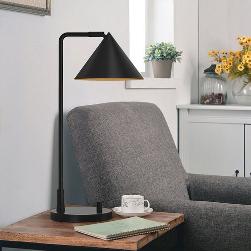 Schreibtischlampe Modern Matt Schwarz 1x E27