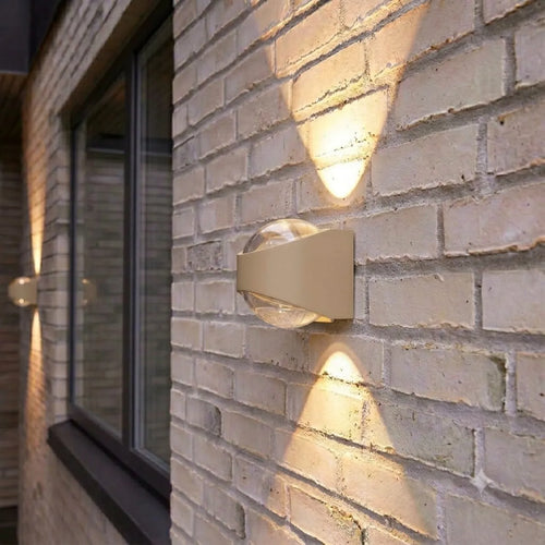 Artdelight buitenlamp London - 2 lichts - 11.5  x 12   cm - beige