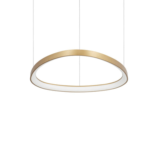 Ideal Lux GEMINI Geïntegreerde LED-hanglamp voor plafond, messing, 5400lm, 4000K