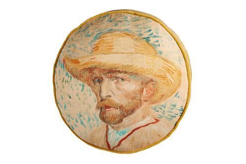 Beddinghouse x Van Gogh Museum decoratiekussen Self Portrait - dia 40 cm - naturel - vtwonen shop