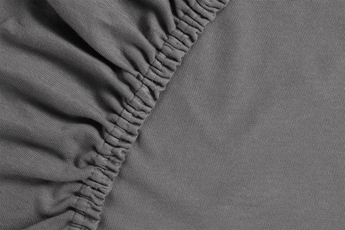 Ambiante - Jersey - Split-topper - Hoeslaken - 180x200 cm - Antraciet